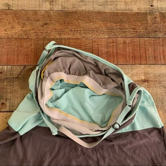 Lole workout tank with built in bra in blue and gray - M - Picture 9 of 12